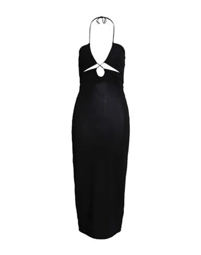Mc2 Saint Barth Woman Cover-up Black Size S Viscose, Elastane
