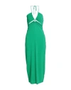Mc2 Saint Barth Woman Cover-up Green Size L Viscose, Elastane