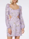 Mc2 Saint Barth Jara Linen Minidress In Pink