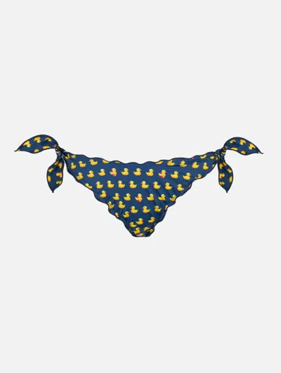 Mc2 Saint Barth Woman Ducky Classic Swim Briefs Moon In Blue