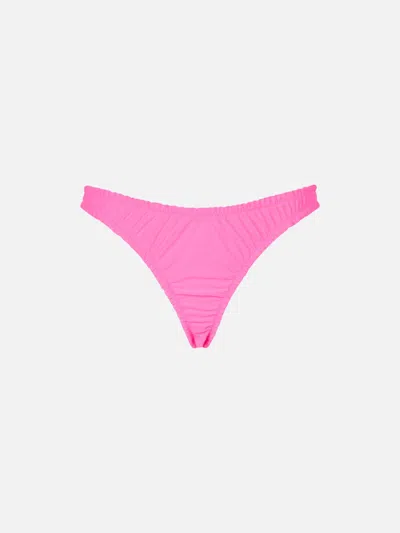 Mc2 Saint Barth Woman Fluo Pink Cheekiest Swim Briefs Nalu