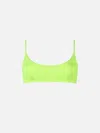 Mc2 Saint Barth Woman Fluo Yellow Bralette Swimsuit In Yellow