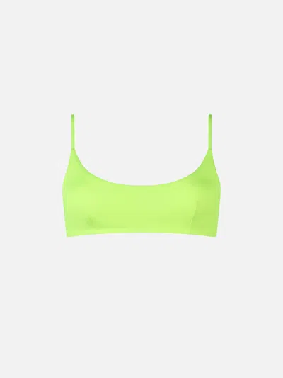 MC2 SAINT BARTH WOMAN FLUO YELLOW BRALETTE BEACH TOP JUDY