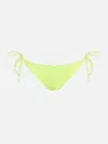 Mc2 Saint Barth Woman Fluo Yellow Classic Swim Briefs Virgo In Yellow