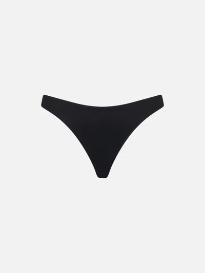 Mc2 Saint Barth Woman Heatsealed Swim Briefs Reanna In Black