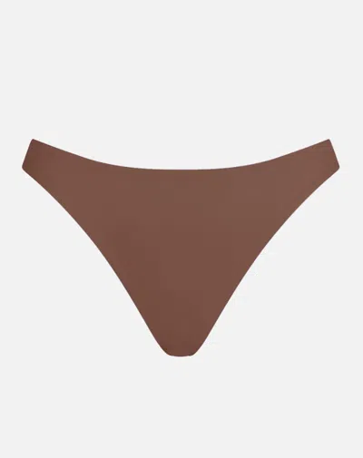 Mc2 Saint Barth Woman Heatsealed Swim Briefs Reanna In Brown