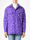 Mc2 Saint Barth Woman Jacket With Paisley Print In Pink