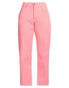 Mc2 Saint Barth Woman Jeans Fuchsia Size S Cotton