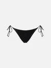 Mc2 Saint Barth Woman Classic Swim Briefs Virgo With Rhinestones In Black