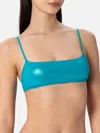 Mc2 Saint Barth Sadie Laminated Bikini In Green