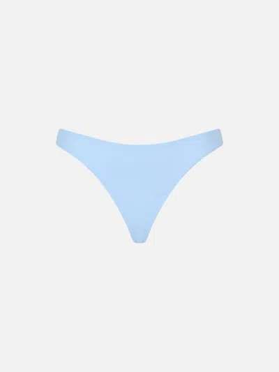 Mc2 Saint Barth Woman Light Blue Cheeky Swim Briefs Naomi In Sky