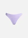 Mc2 Saint Barth Woman Lilac Classic Crinkle Swim Briefs Elise In Pink