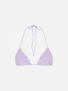 Mc2 Saint Barth Woman Lilac Triangle Top Swimsuit In Pink