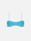 Mc2 Saint Barth Sadie Laminated Bikini In Sky