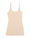 Mc2 Saint Barth Woman Mini Dress Apricot Size S/m Polyamide, Elastane In Neutral