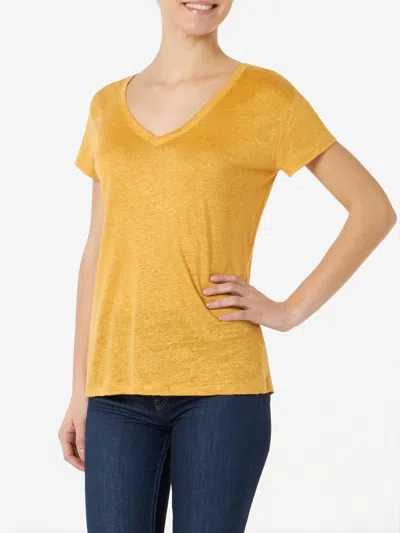 Mc2 Saint Barth T-shirts In Yellow