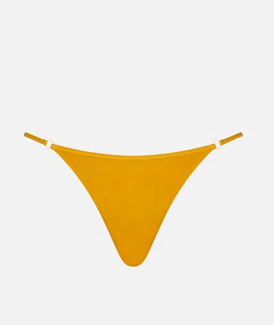 Mc2 Saint Barth Woman Ochre Yellow Cheeky Swim Briefs Jodene