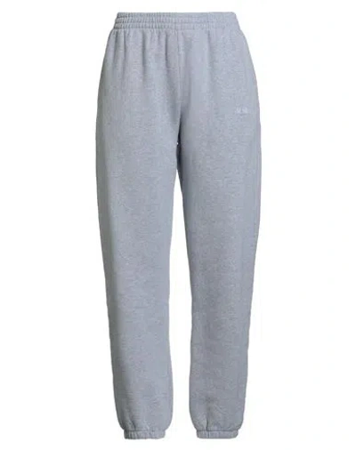 Mc2 Saint Barth Woman Pants Light Grey Size L Cotton In Blue