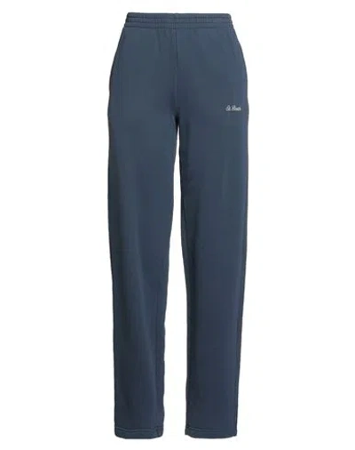 Mc2 Saint Barth Woman Pants Navy Size M Cotton In Blue