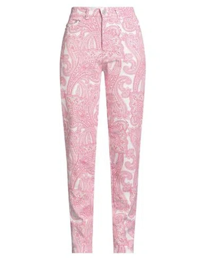 Mc2 Saint Barth Woman Pants Pink Size L Textile Fibers