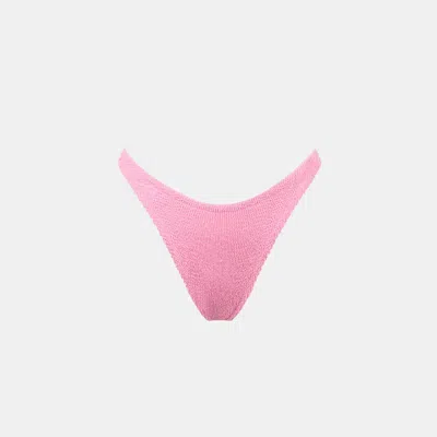 Mc2 Saint Barth Woman Pink Crinkle Cheeky Swim Briefs Naomi