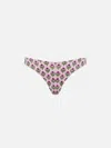 Mc2 Saint Barth Woman Pink Flower Classic Swim Briefs Lido In Pink