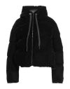 Mc2 Saint Barth Woman Puffer Black Size M Polyester In Black