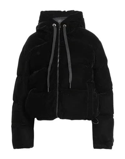 Mc2 Saint Barth Woman Puffer Black Size M Polyester