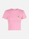 Mc2 Saint Barth Serena T-shirt In Pink
