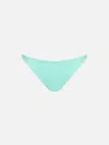 Mc2 Saint Barth Woman Sage Green Crinkle Cheeky Swim Briefs Naomi In Green