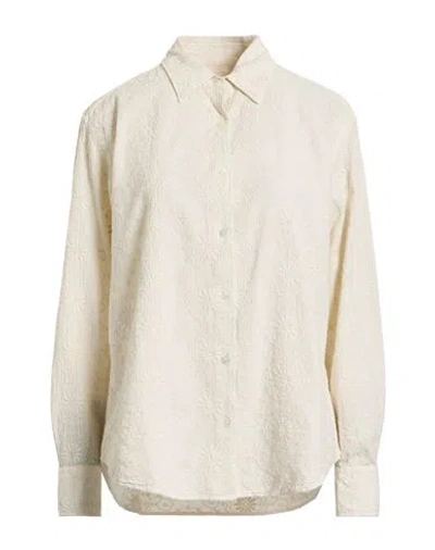 Mc2 Saint Barth Woman Shirt Off White Size L Cotton