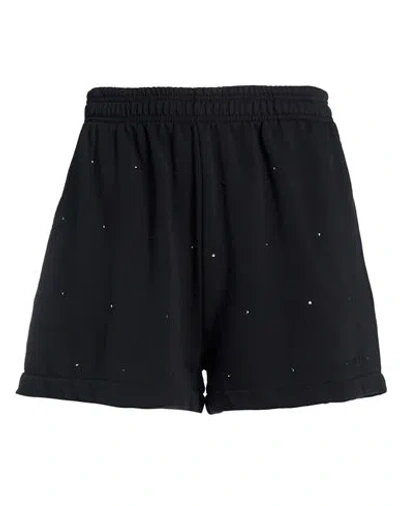Mc2 Saint Barth Woman Shorts & Bermuda Shorts Black Size M Cotton