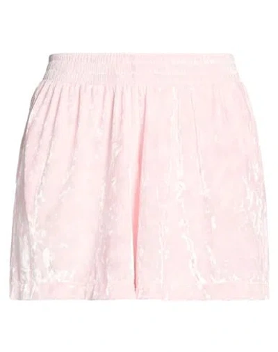 Mc2 Saint Barth Woman Shorts & Bermuda Shorts Light Pink Size L Polyester, Elastane