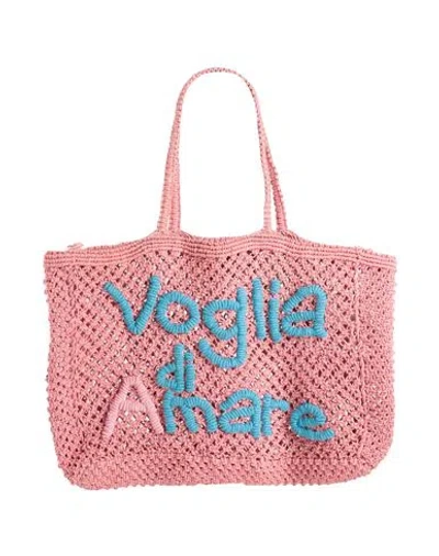 Mc2 Saint Barth Woman Shoulder Bag Pink Size - Cotton