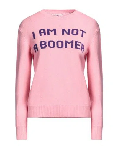 Mc2 Saint Barth Woman Sweater Pink Size S Wool, Viscose, Polyamide, Cashmere