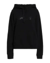 Mc2 Saint Barth Woman Sweatshirt Black Size L Cotton