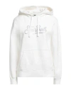 Mc2 Saint Barth Woman Sweatshirt White Size L Cotton