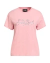 Mc2 Saint Barth Woman T-shirt Pink Size L Cotton