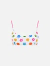 Mc2 Saint Barth Woman Terry Bralette Beach Top Judy In Multicolor