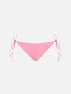 Mc2 Saint Barth Woman Terry Cotton Classic Swim Briefs Virgo In Pink