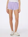 Mc2 Saint Barth Woman Terry Cotton Pull Up Shorts Francine In Pink