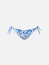 Mc2 Saint Barth Woman Toile De Jouy Classic Swim Briefs Yali In White