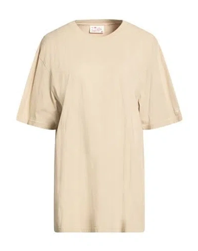 Mc2 Saint Barth Woman T-shirt Beige Size Xxl Cotton In Sand