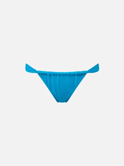 Mc2 Saint Barth Woman Turquoise Cheekiest Swim Briefs Noelle In Sky