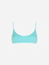 Mc2 Saint Barth Woman Water Green Bralette Swimsuit In Green