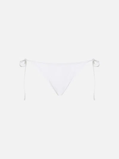 Mc2 Saint Barth Marielle Bikini Bottoms In White