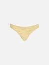 Mc2 Saint Barth Woman Yellow Chenille Cheeky Swim Briefs Naomi In Yellow