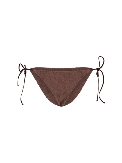 Mc2 Saint Barth Women's 2-piece Stretch Seawear In Brown