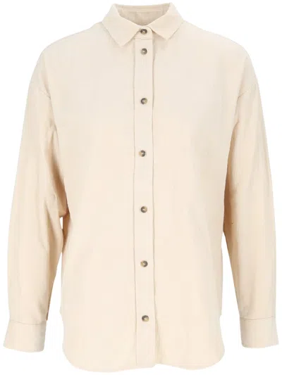 Mc2 Saint Barth Gigy Corduroy Mini-10 Cream Sb Patch In White