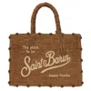 Mc2 Saint Barth Women Handbags  - Colette Raffia Beads 19 Emb - Brown